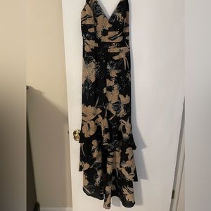 Lulu darling Daylily dress black floral